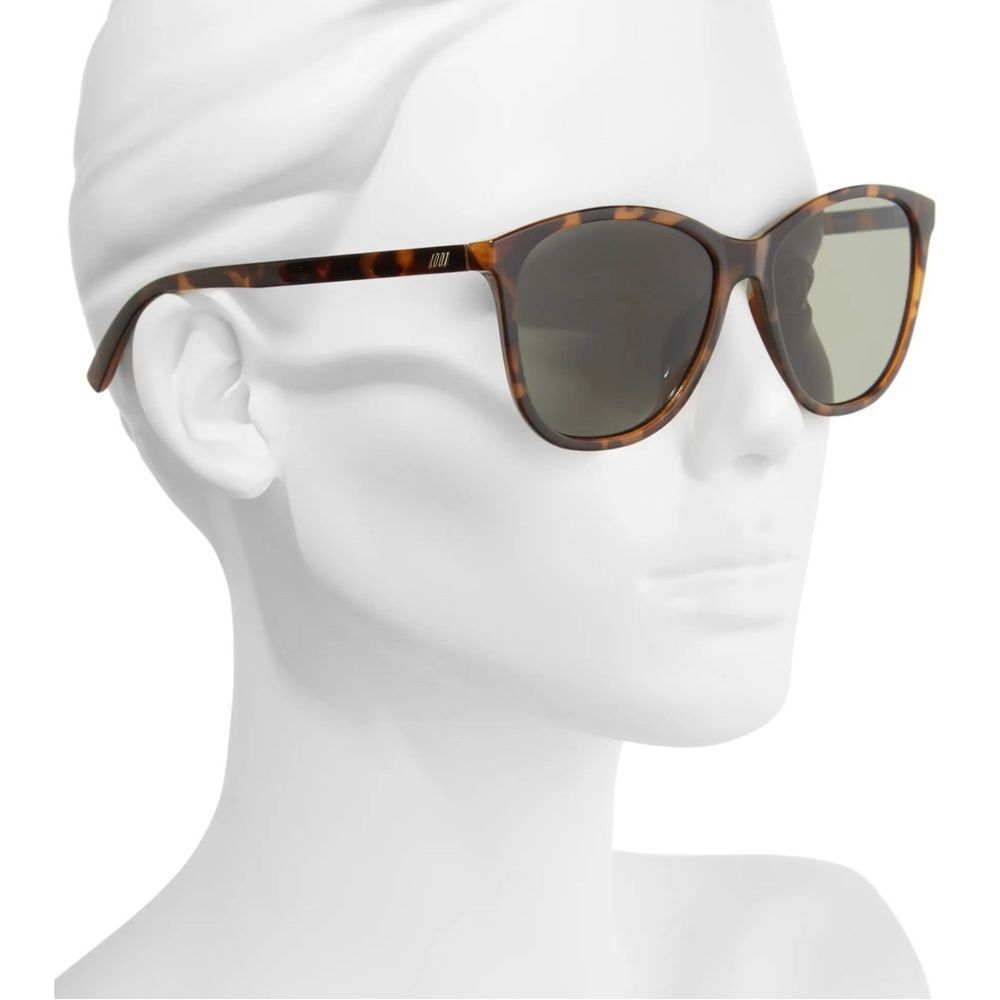 Le specs Entitlement 57 mm sunglasses Tortoise brown khaki gradient - Picture 2 of 6